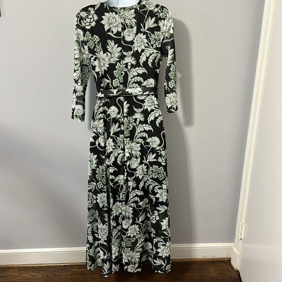 NWT G by Giuliana Aria Mesh Knit Tulip-Hem Wrap Modi Dress - Size Small - Picture 6 of 11